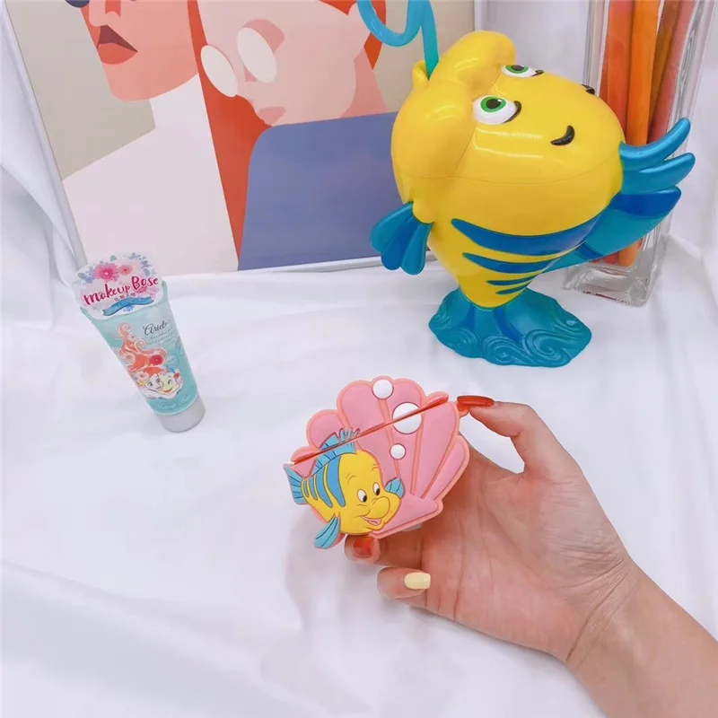 Для AirPod 2 Чехол 3D Kobito мультфильм мягкий силиконовый беспроводной чехол для