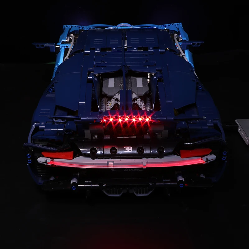 Светодиодный светильник для 42083 20086 3388 Bugatti Chiron technic гоночный автомобиль строительные блоки игрушки подарки(только светильник