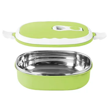 

1pc Lunch Box 900ml Portable Thermal Heated Food Stainless Steel Dinnerware Food Storage Boxes Container Insulated Lunchbox