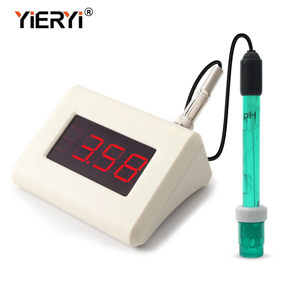 

Yieryi New Online PH Water Quality Monitor LCD Digital PH-025M Professional PH Meter for Aquarium Swimming Pool Laboratory