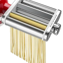 3 In 1 Pasta Maker Bijlagen Set Rvs Spaghetti Noodle Deeg Maken Gereedschap Roller Presser Machine Voor Kitchen Aid
