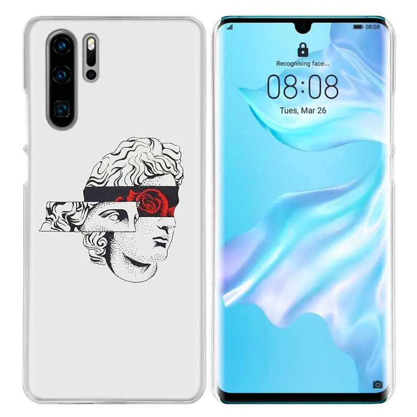 Жесткий чехол из поликарбоната для huawei P30 P20 P10 mate 30 20 10 Nova 5 5i Pro Lite P Smart Z Plus статуя микеланжело