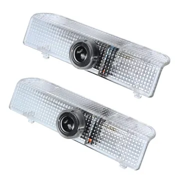 

2pcs LED Car Logo Door Welcome Light Shadow Lamp Accessories For Nissan Teana Altima Armada Maxima Titan Quest Projector Lights