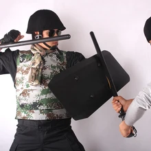 ハンドヘルドアームシールドセキュリティパトロール機器戦術的な自己保護アルミ合金シールドトレーニング多機能