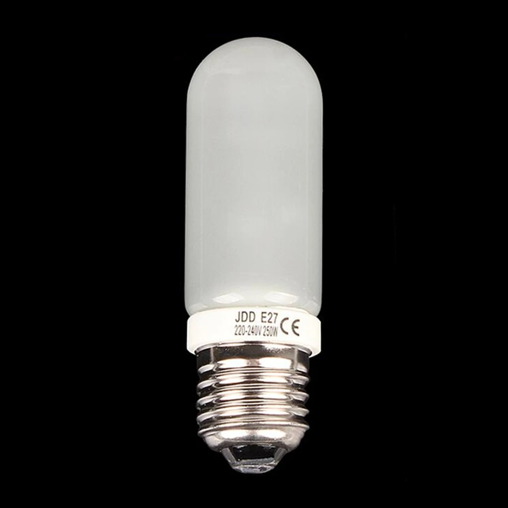 250W Watt Modeling Lamp 220V-240V Frosted Halogen Light Bulb Photo Studio Strobe