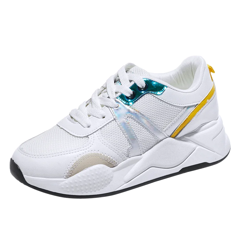 Женская теннисная обувь; tenis feminino Tenis Mujer; Лидер продаж года; фирменный дизайн; уличная спортивная обувь для бега; спортивные кроссовки для фитнеса; дешевые - Цвет: white 1
