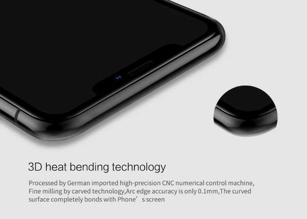 Nillkin 3D CP+ MAX полное покрытие из закаленного стекла для Apple iPhone 11 6,1 дюймов Анти-взрыв протектор экрана