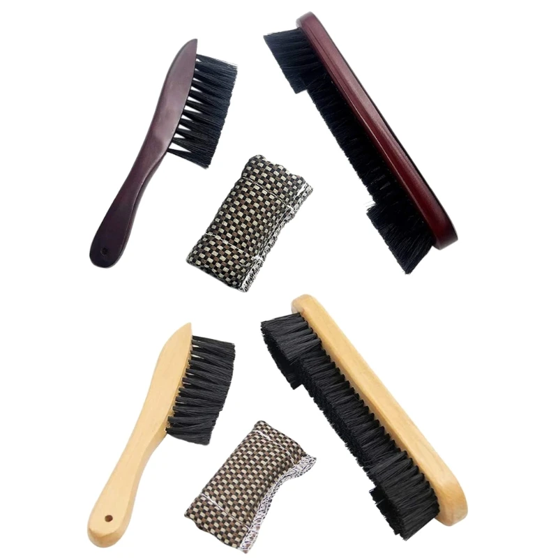 hard bristle small tile grout cleaning brush household durable groove cleaning brush hangable nylon crevice cleaning brush 2024 Top Billiards Pool Table and Rail Nylon Bristle Brush Set with Cleaning Cloth Wooden Cleaning Brush Kit Snooker Accessories