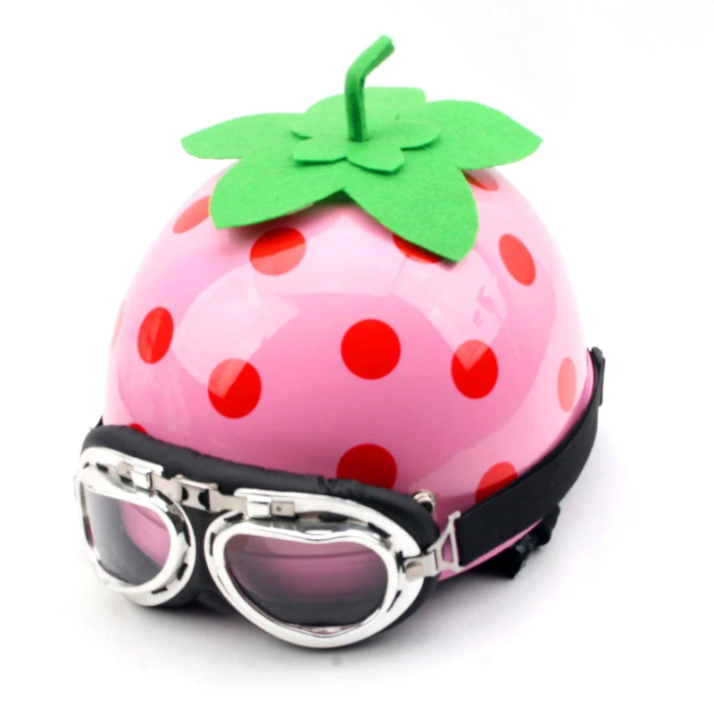 Moto rcycle полушлемы moto riding арбуз милый шлем для гонок очки moto cross Mask moto винтажный шлем - Цвет: 2