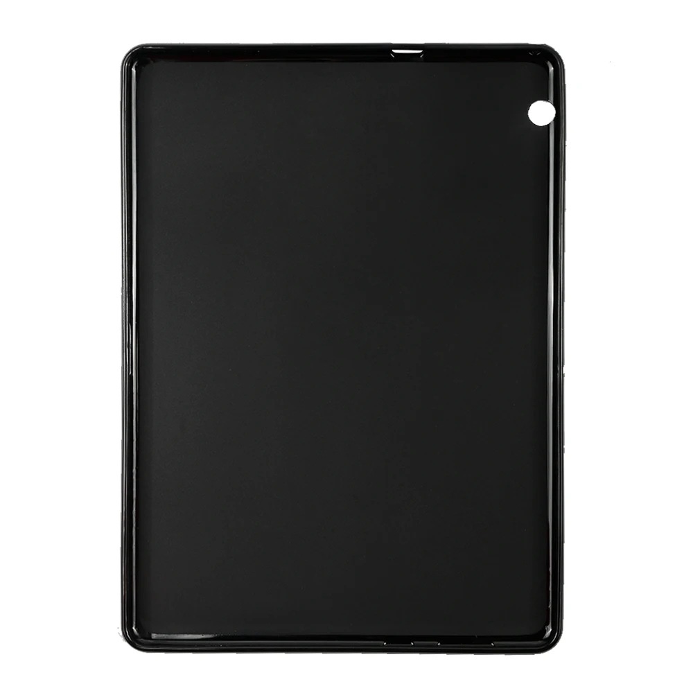 black QIJUN силиконовый смарт-планшет задняя крышка для HUAWEI MediaPad T3 10 AGS-W09/L09/L03/Honor Play Pad 2 9," противоударный бампер чехол - Цвет: black
