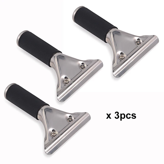 EHDIS Handle BLUEMAX Squeegee Snow Shovel Water Ice Scraper Rubber Strip Blade Vinyl Wrapping Window Tint Car Wash Cleaning Tool 3pcs x handle