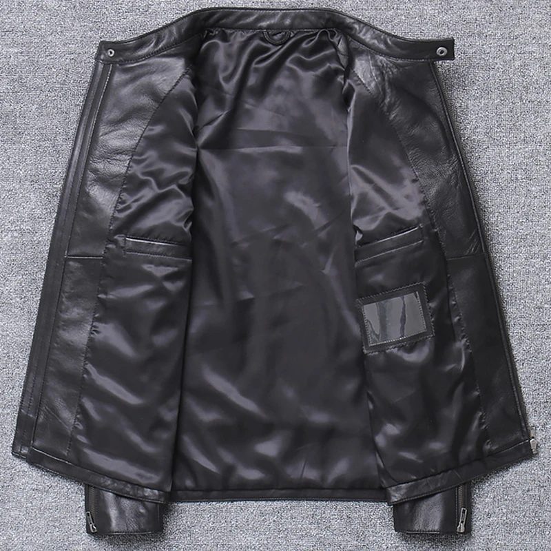 Автомобильная куртка и пальто из натуральной кожи 4XL, куртки из овчины, облегающие пальто из натуральной кожи, зимняя уличная одежда