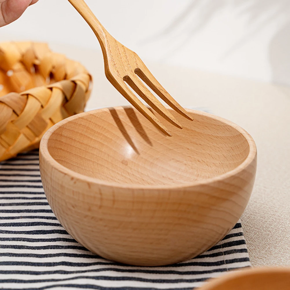 Bol En Bois De Hêtre Fendu Anglais – Artisanal, Idéal Pour Noix, Clés Ou Déco