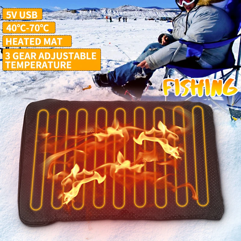 USB Heating Pad Cushion Seat Heating Cushion Low Pressure Heating Pad Winter Heating Blanket Electric Blanket For Chair Sofa
