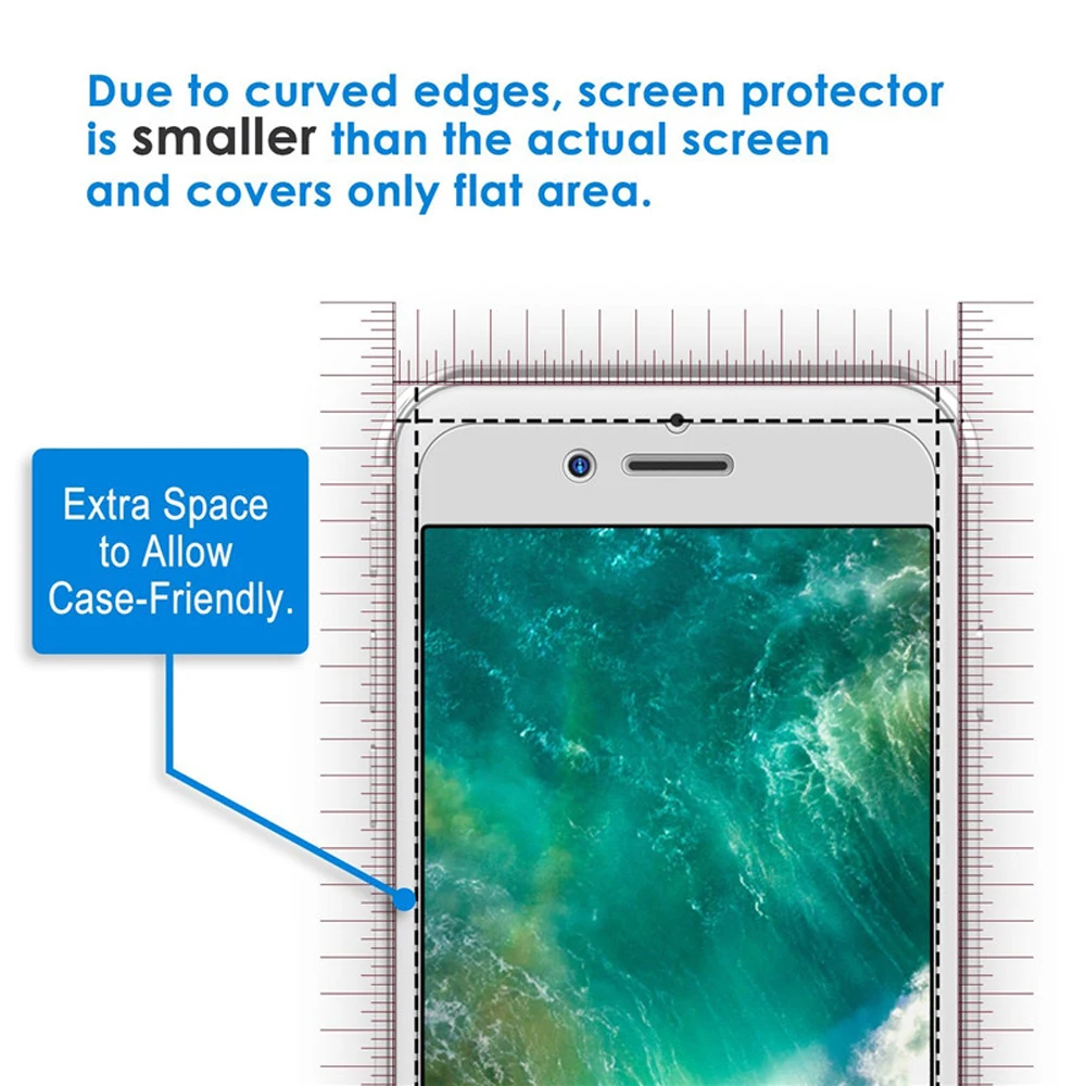 3 шт. закаленное стекло на iphone 8 Plus стекло Защита Glas для Apple iPhone 7 Plus 8 Plus 7 Plus 7 P 8 P Защитная пленка для экрана 9H