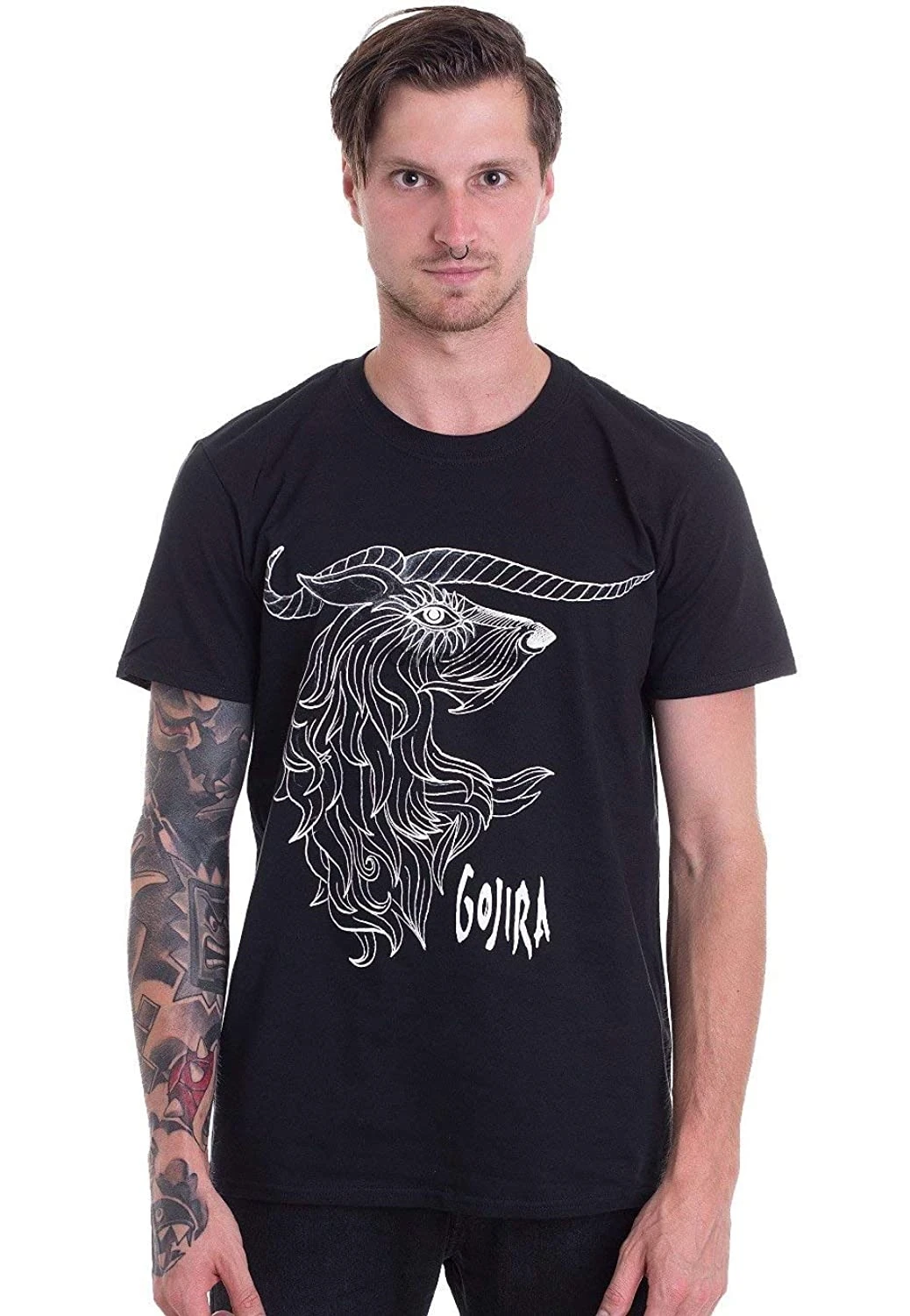 Мужская футболка Gojira повседневная хлопковая Футболка 1487 | одежда