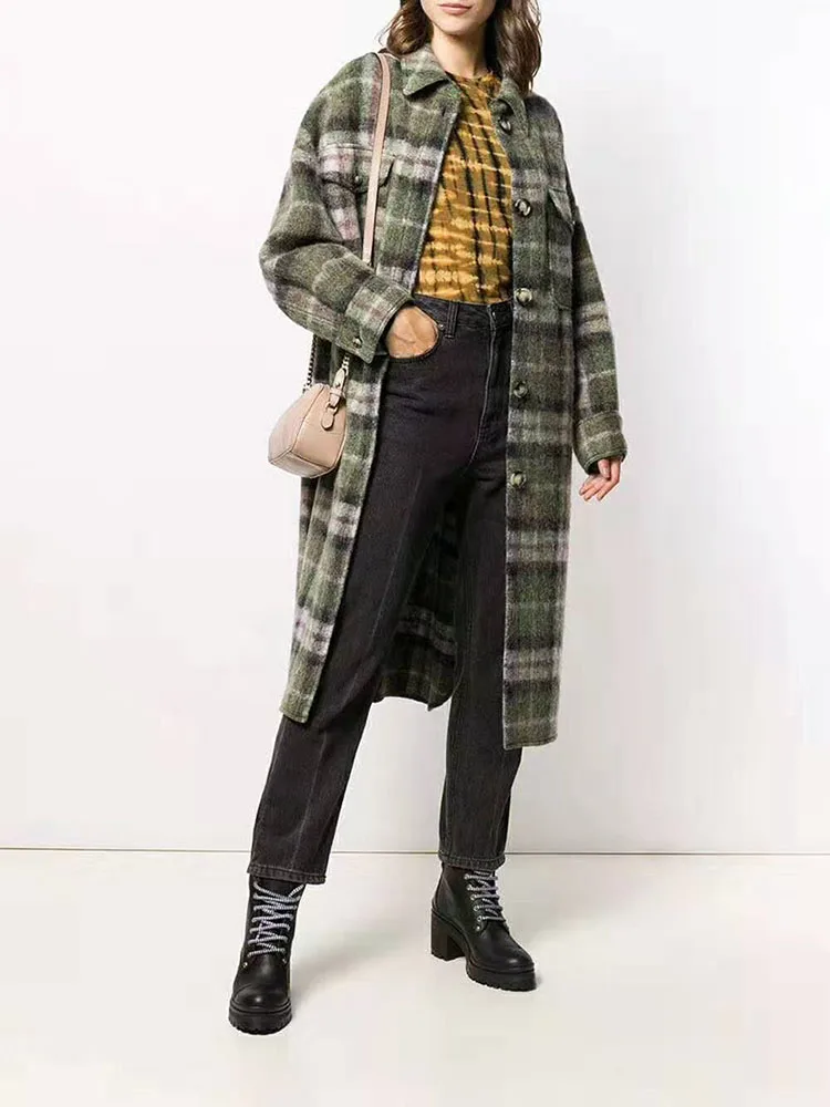 2021 Autumn / Winter Coats & Jackets Large Shape Brushed Pocket Wool