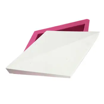 

Silicone Mould Rhombic Cement Wall Tile Decoration Flowerpot Silicone Mold TV Plaster Background Wall Mould