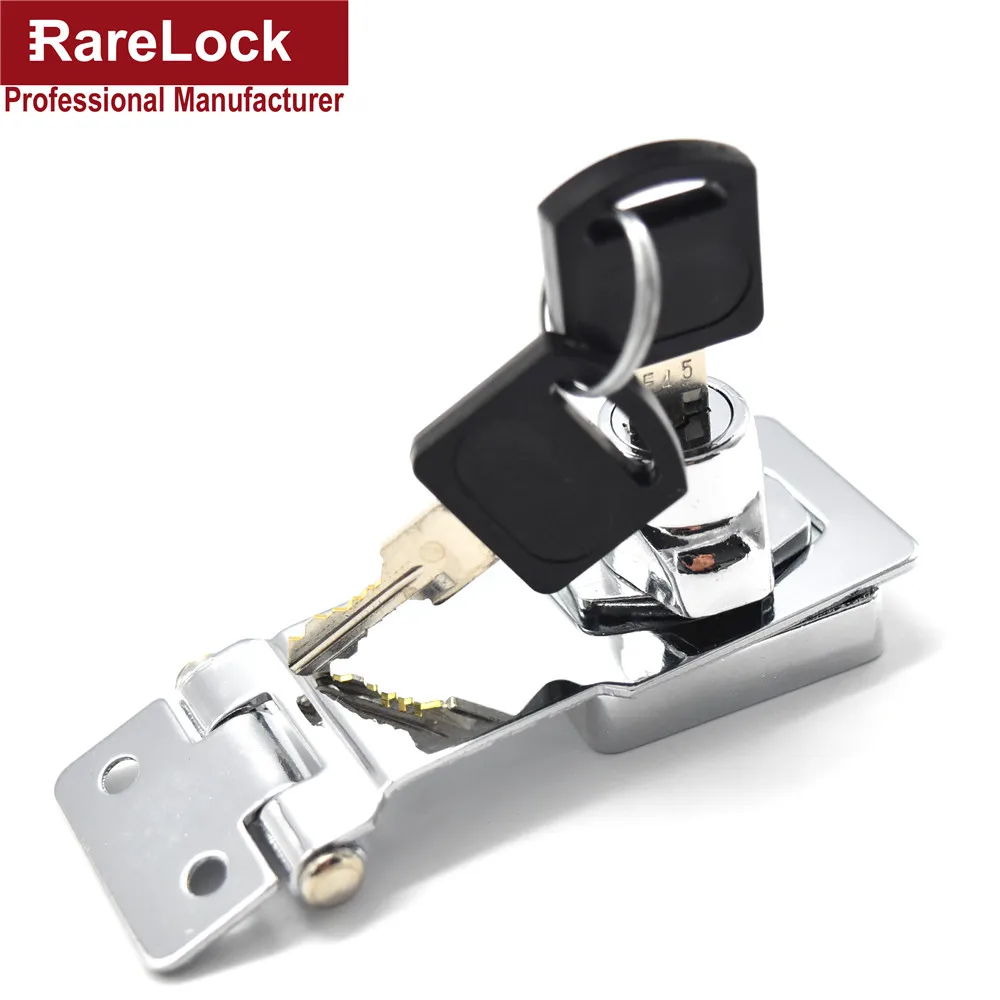 Rarelock запирающий замок для светового ящика, коробка для одежды, сумка для показа, ящик для дверей, фурнитура для DIY JA10 ee