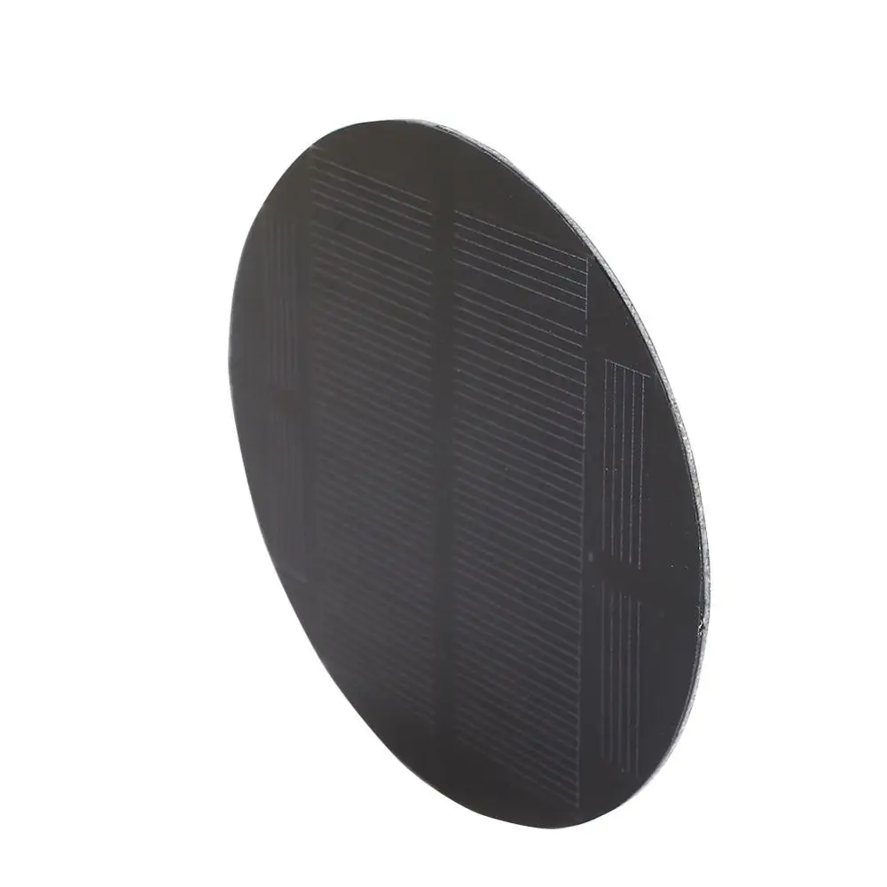0,85 Вт 5,5 в прочный Солнечный элемент и солнечная панель DIY Круглый для зарядки для наружного солнечного зарядного устройства панель аварийного питания