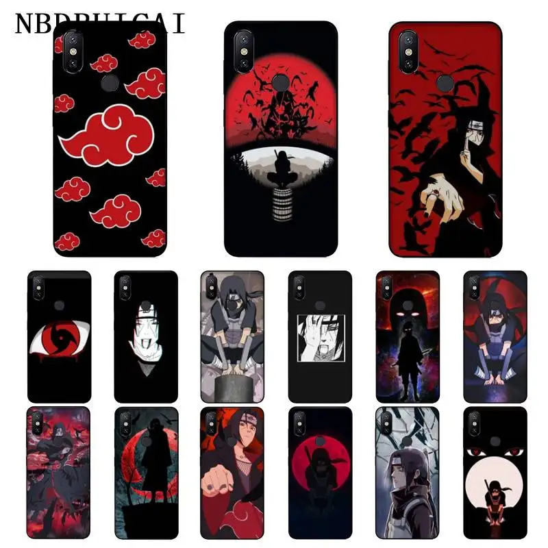 

NBDRUICAI Anime Naruto Itachi High Quality Silicone Phone Case for Xiaomi 8 9 se 5X Redmi 6pro 6A 4X 7 5plus note 5 7 6pro