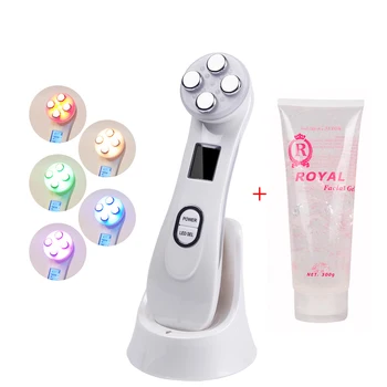 

RF Radio Frequency Facial Lifting Device With 300ml Ultrasonic Gel LED Photon Skin Rejuvenation Anti Aging Beauty EMS Machine