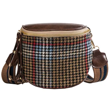 

2020 Women's Fashion Simple Handbags Mixed Color Single Shoulder Messenger Bags Popular Wild Bags In Europe And America 1230
