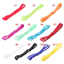 Модная спортивная эластичная резинка для волос противоскользящие двойные полосы Йога упражнения Женские аксессуары крутые