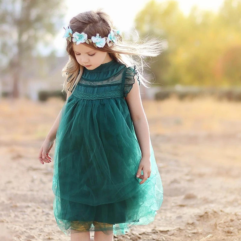 Baby girl teal dress Clearance