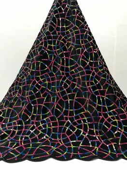 

2019 Latest Guipure Lace Cord Lace Embroiderey French African Cord Lace Fabric High Quality Nigeria Lace Fabric For Wedding