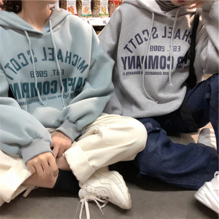 Sudadera Mujer осень зима женские Теплые Толстовки корейский Ulzzang Harajuku флис толстые толстовки с капюшоном женские свободные пальто