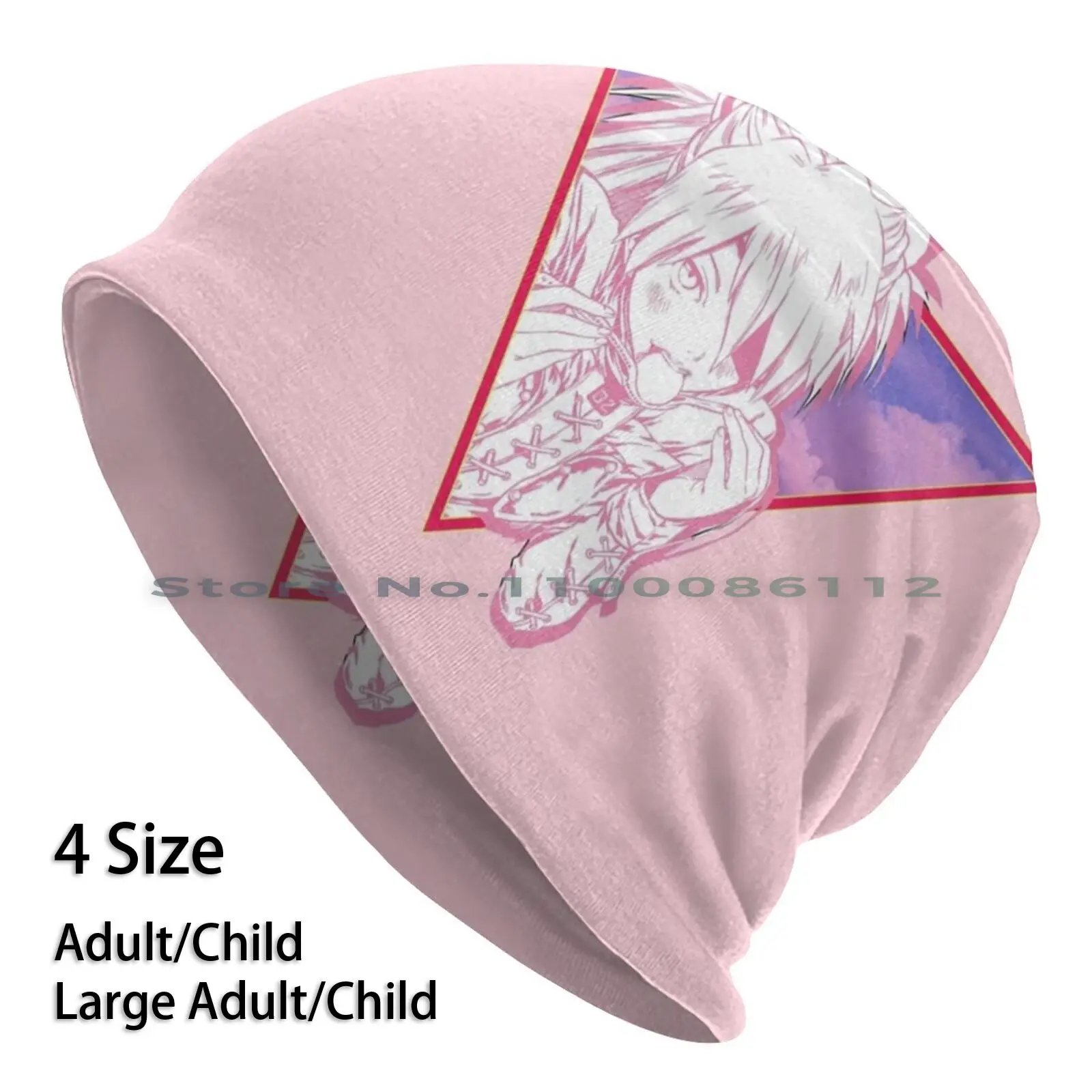 - Asuka Beanies Knit Hat Anime Manga Japanese Anno Mecha Katsuragi Shinji Asuka Brimless Knitted Hat Skullcap Gift Casual