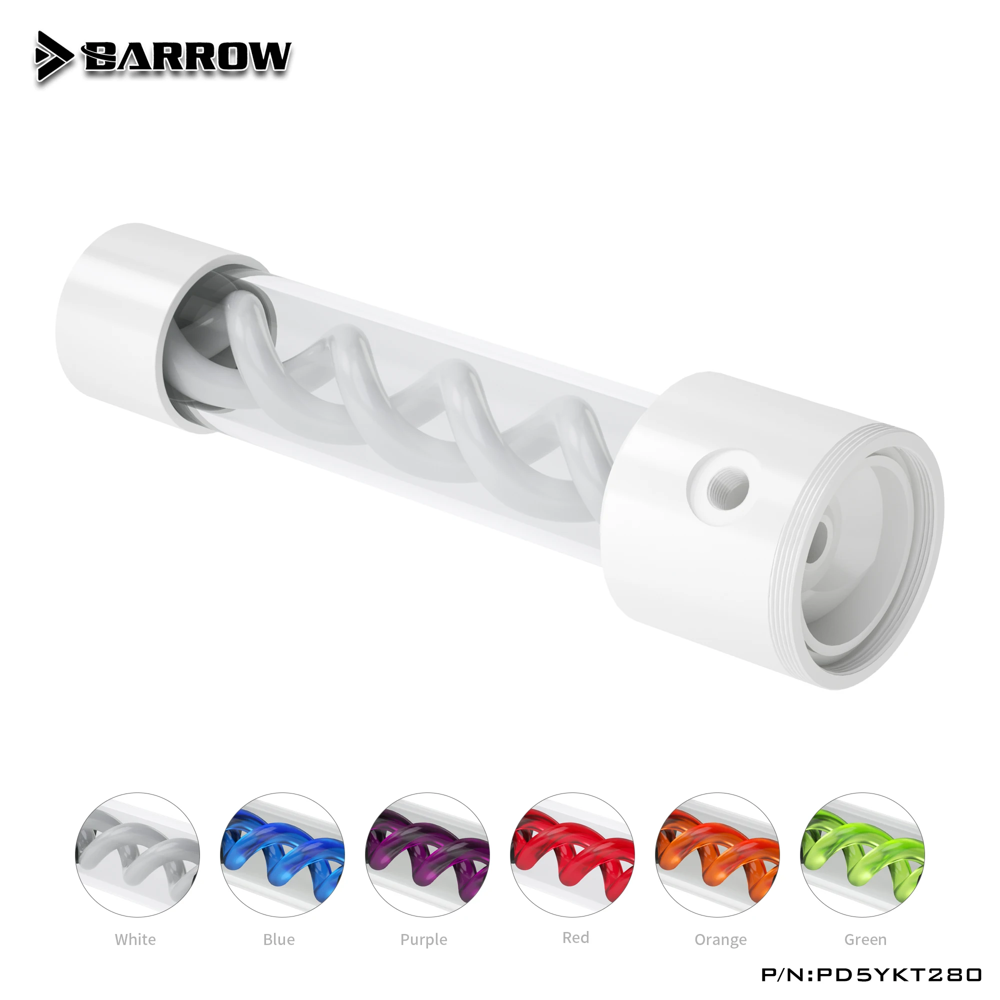 Barrow water cooler PC T virus spiral tank D5/SPG40A integrated pump cover compatible with D5 PD5YKT280 | Компьютеры и офис