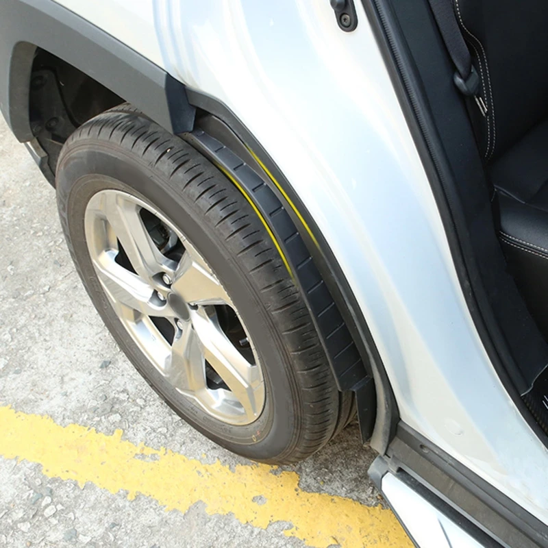 Universal Car Mudguard 2Pcs Car Mudguards Fender Splash Guards Mud Flaps  Accessories Front and Rear Set White