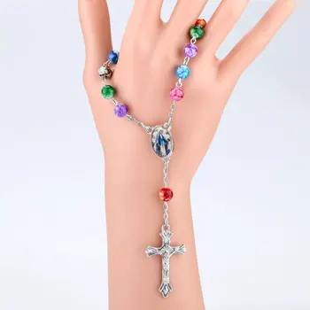 

10pcs Baby shower favor Christening bracelet cross baby shower girl boy baptism gift cute giveaway souvenir