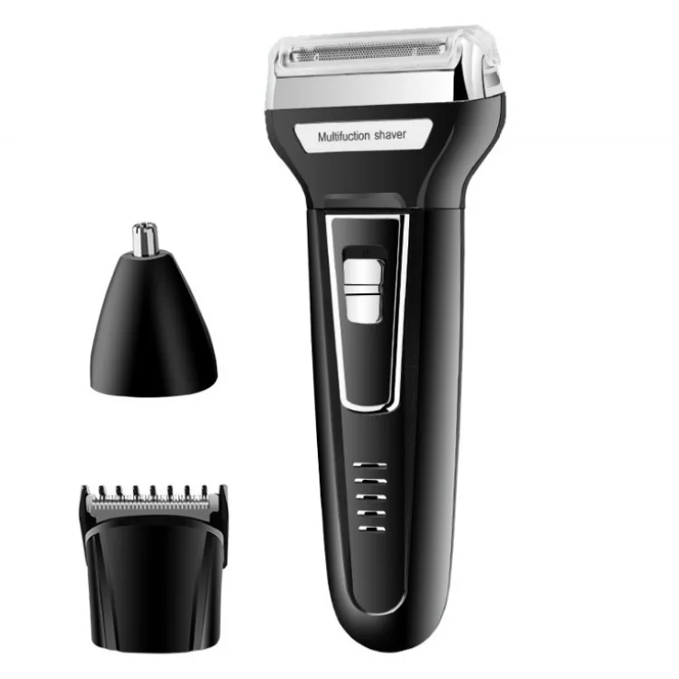 

Kemei KM-6558 Reciprocating Double Cutter Head Electric Shaver Hair Scissors Nose Hair Trimmer Three-in-One