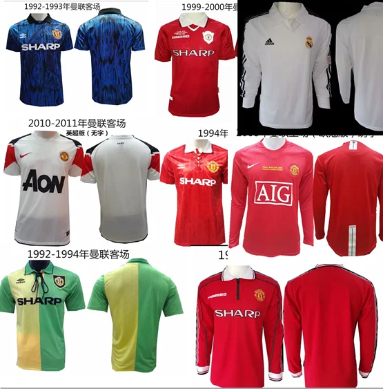 

Retro Version 2001 2002 United Centenary 100 Jersey Soccer jersey v.NISTELROOY football BEKHAM RONALDO 98 99 Manchester 2008