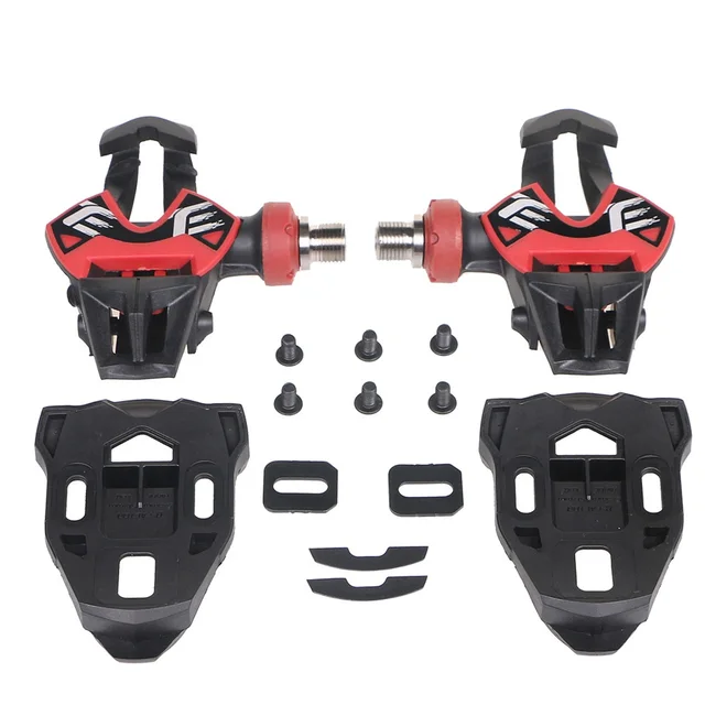 $US $75.00 Road Bike Carbon Ti Titanium Titan Pedal Ultralight Self-Locking Clipless Pedals With Cleats Bike Pedal Bicycle Parts