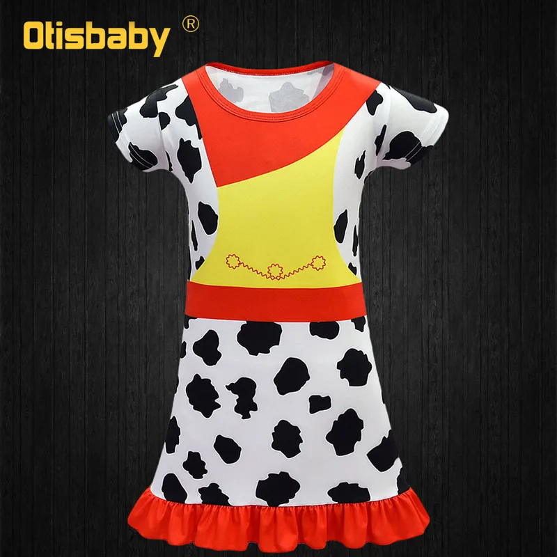 80139 Only Dress Рождественский карнавальный костюм с персонажами из мультфильма «История игрушек», одежда для девочек, одежда для первого причастия, элегантное праздничное платье для девочек - Цвет: 80139 Only Dress