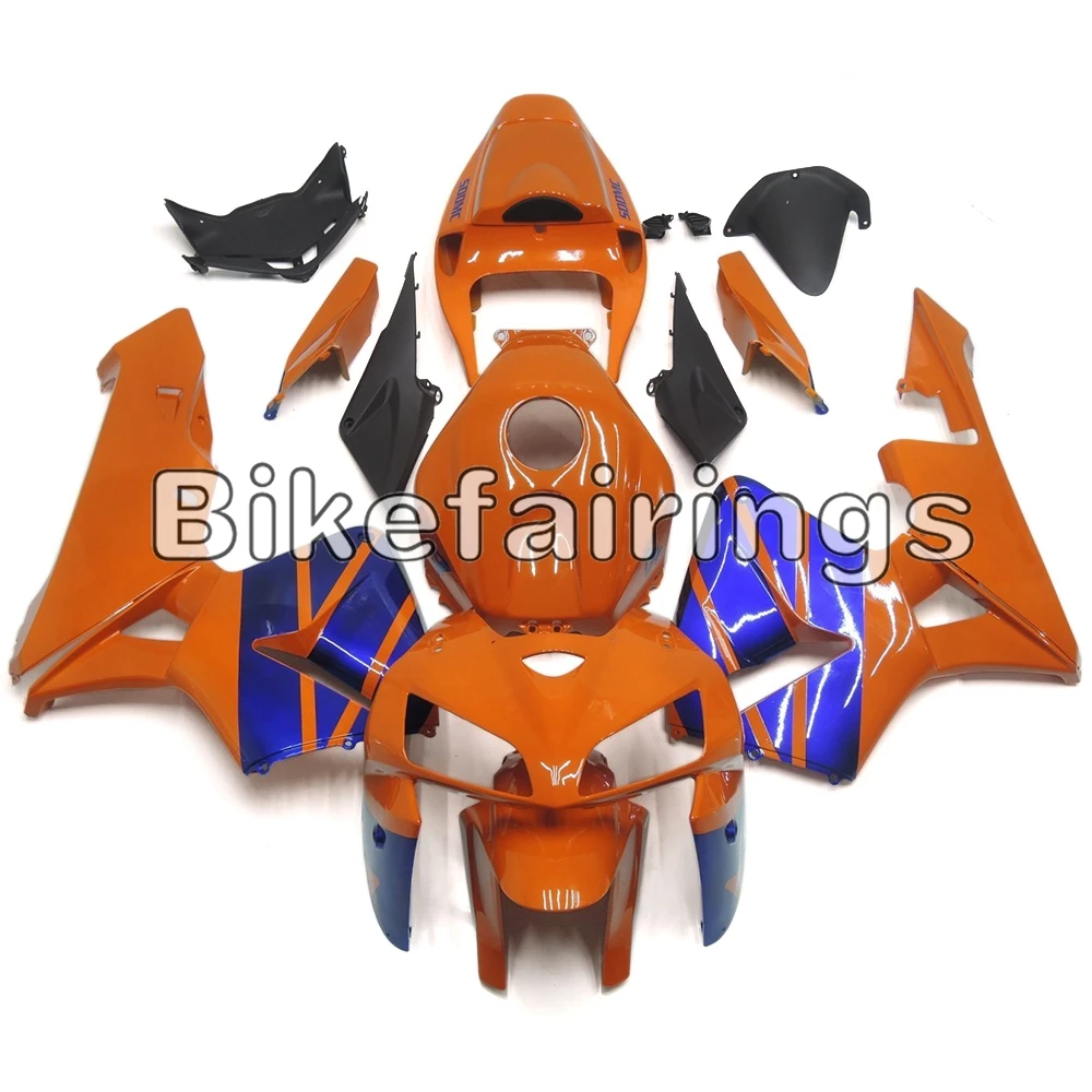 Полный комплект обтекателя Для Honda CBR600RR F5 2005 2006 CBR 600RR 05 06 ABS пластиковые детали для мотоцикла капоты-блеск для губ, оранжевые, синие