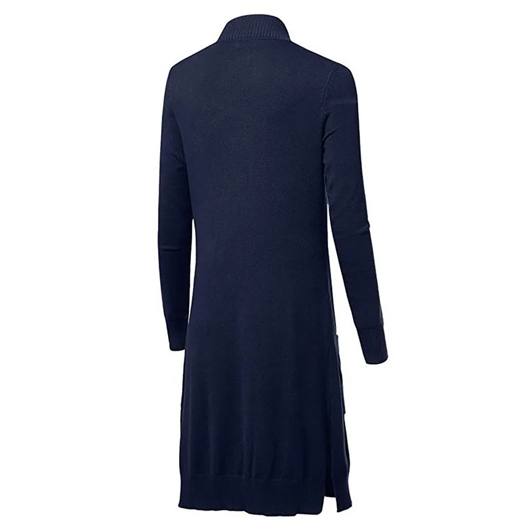 JAYCOSIN Women Autumn Winter Cardigan Coat Long Sleeve Casual Female Solid Knit Long Sweater Oversize Cardigans Clothes