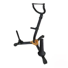 Черный портативный Устойчивый Штатив Держатель Складной саксофон Стенд аксессуары из нержавеющей стали музыкальный инструмент регулируемый съемный