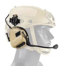 Тактическая гарнитура шлем-тип Игровые наушники пятое поколение чип гарнитура съемный дизайн для охоты тактические игры