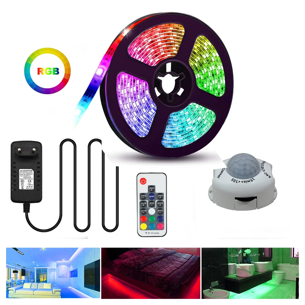 Светодиодная кухонная лампа с датчиком движения светодиодный светильник rgb для