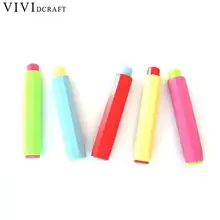 5 шт./компл. цветной Мел Держатели чистый обучения держать чистой образование для учителя детский Мел Z4Y7