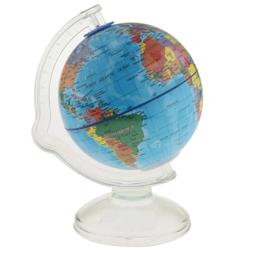 Поворотный Spining World Globe монета кассовый банк Копилка образовательные комплекты для обучения детей