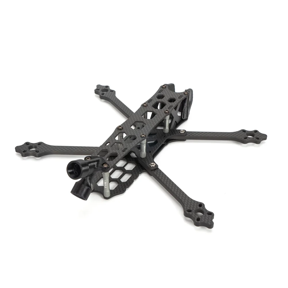 TransTec Freedom HD 228 мм Колесная база 5 мм Arm 3K карбоновое волокно 5 дюймовый Гоночный комплект рамы для FPV гоночных мультироторные детали аксессуары