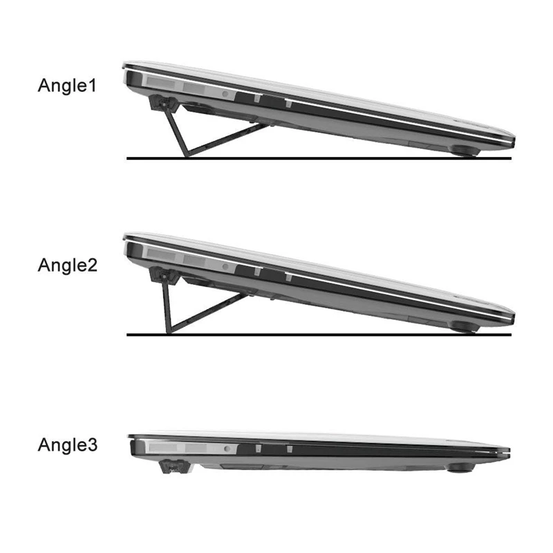 Матовый Жесткий чехол для Macbook Air 13,3 Чехол ударопрочный чехол для Macbook Air 13 дюймов с ручкой и подставкой теплоотвод