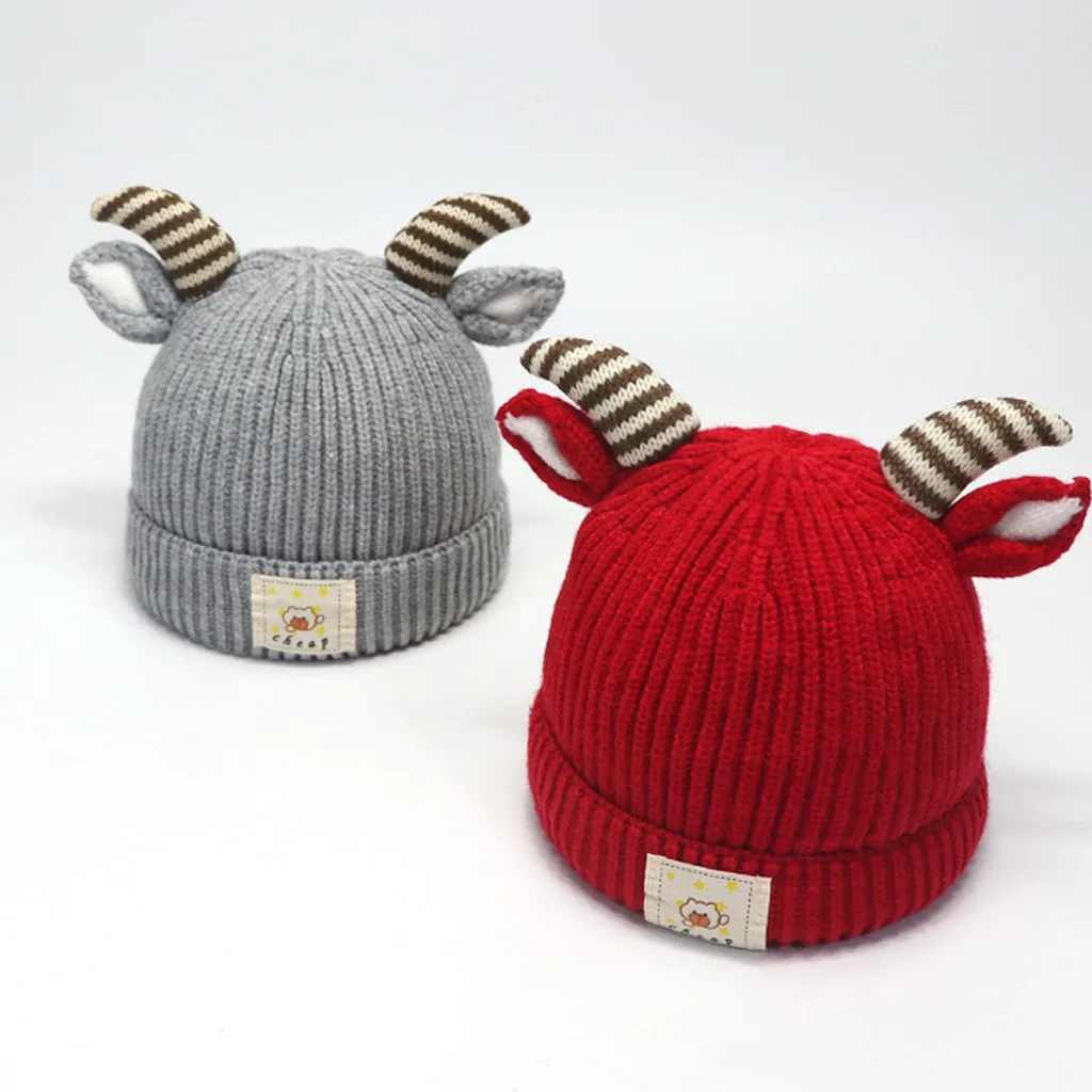  Fit 2-8Years Winter tKnitted Cute Cap kids