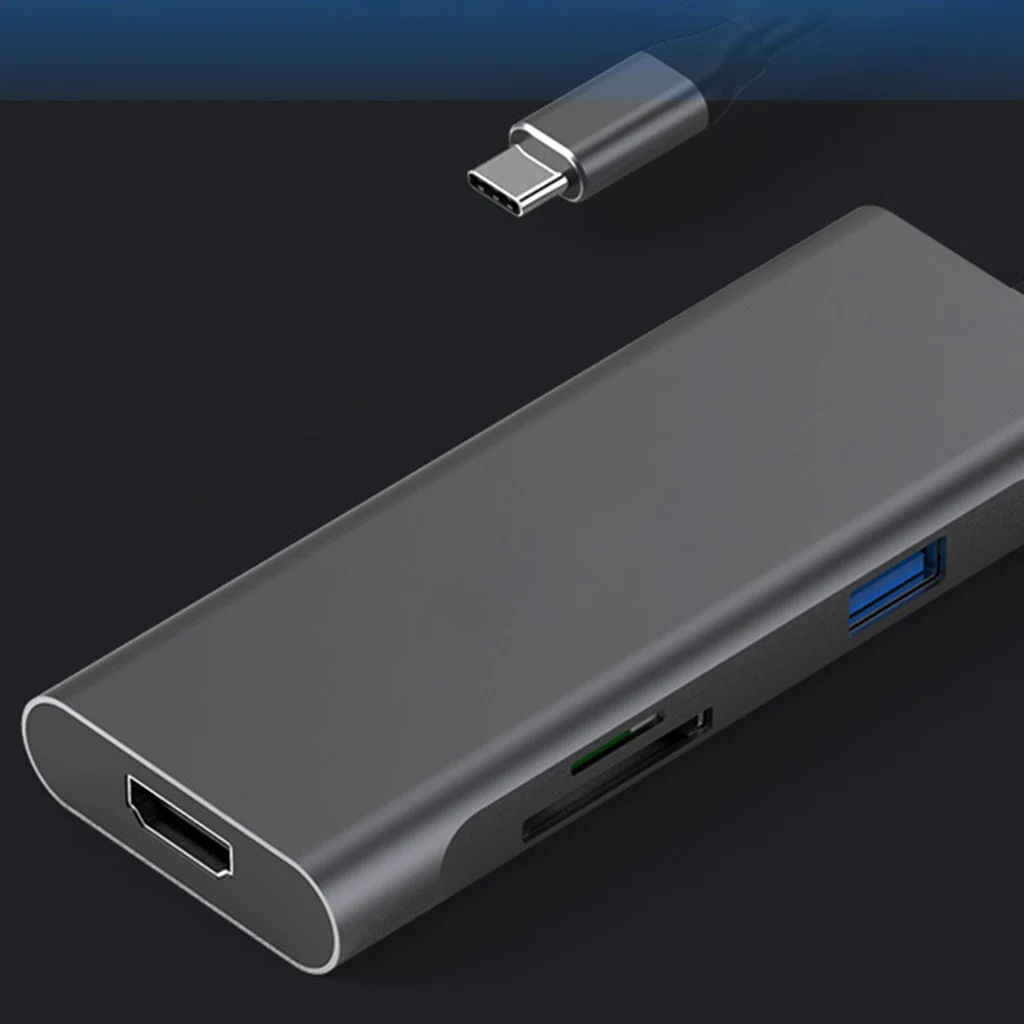 7 в 1 USB C концентратор ключ с HDMI для MacBook Air Pro и других типов C ноутбука